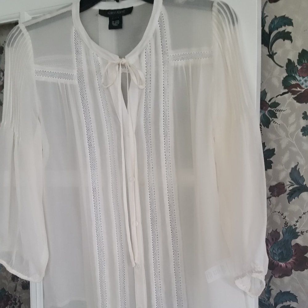 NWT Karen Kane 100% Silk top